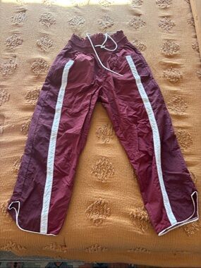 Free people nylon track pants